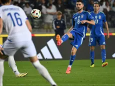 Italy's midfielder Jorginho LuizFrello Filho during the. friendly soccer match in preparation for the European football championships in Germany between Italy vs Bosnia Erzegovina Stadium Carlo Castellani m in Empoli , Italy, 09 June 2024 ANSA/CLAUDIO GIOVANNINI