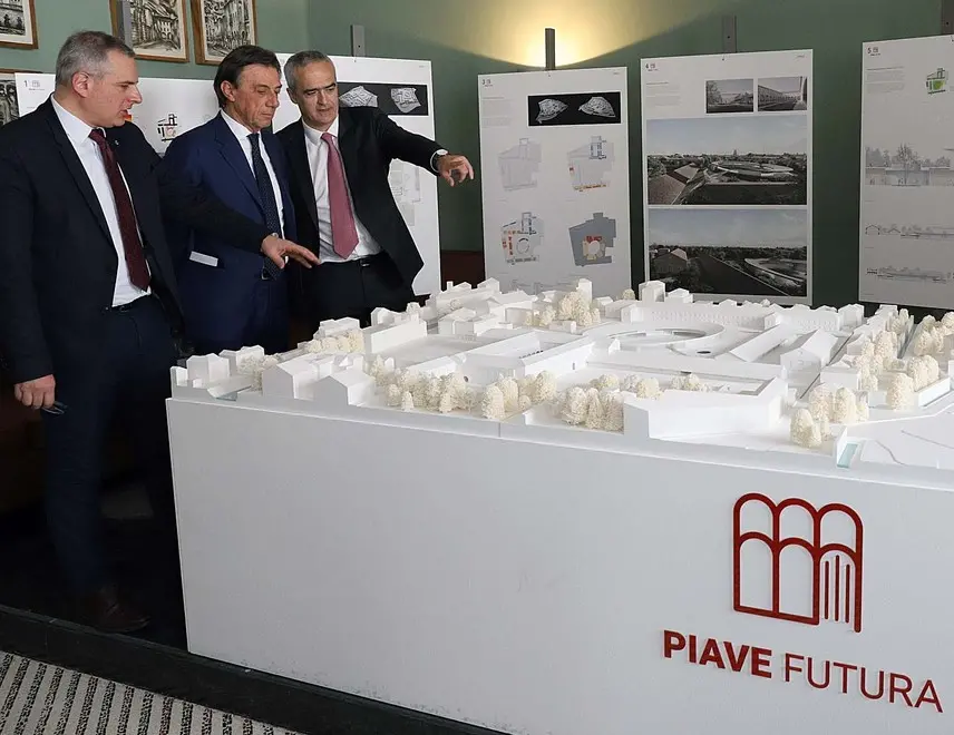 MARIAN - AGENZIA BIANCHI - PADOVA - PRESENTAZIONE PROGETTO CASERMA PIAVE. RIZZUTO GIORDANI SCUTTARI