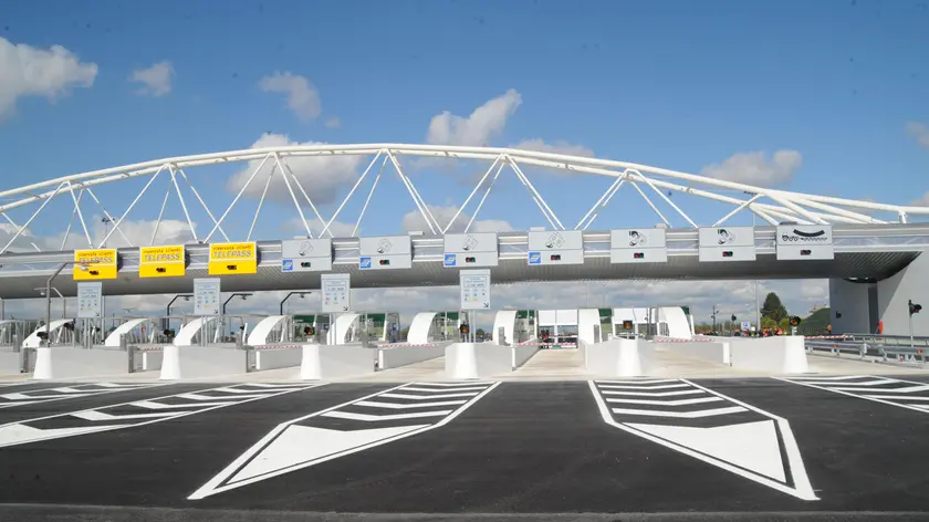 Il casello di Meolo, da cui partirà l'autostrada del mare