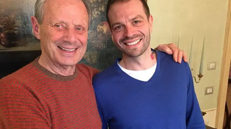 Paul Baccaglini con Maurizio Zamparini