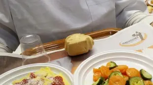 Uno dei piatti del menu dei bambini