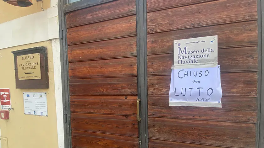 Il Museo della navigazione fluviale di Battaglia Terme chiuso per lutto