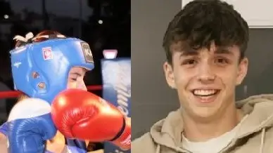 Un allenamento di boxe con casco protettivo obbligatorio e Edoardo "Edo" Zattin, morto il 24 febbraio in palestra durante un allenamento al combattimento senza contatto fisico