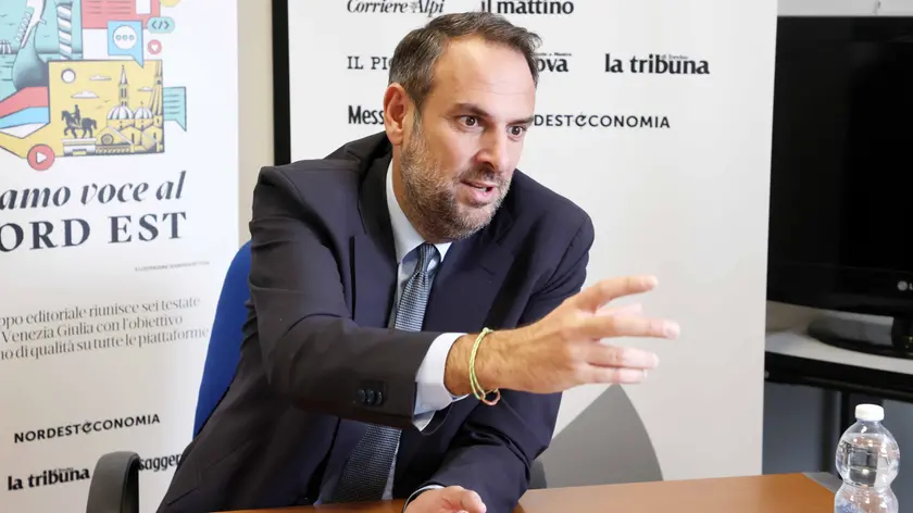Mario Conte al forum organizzato alla tribuna di Treviso