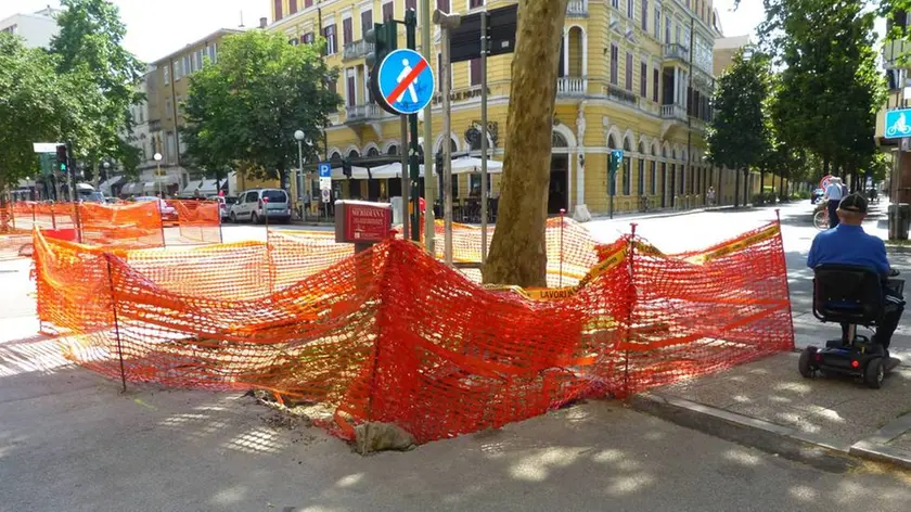 Bumbaca Gorizia 27.05.2018 Corso Italia lavori e disagi © Fotografia di Pierluigi Bumbaca