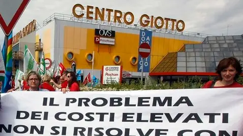 BARON - AGENZIA BIANCHI - PADOVA - SCIOPERO AUCHAN