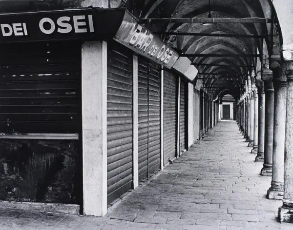 Il bar dei Osei in una foto del 1973 di Giovanni Umicini