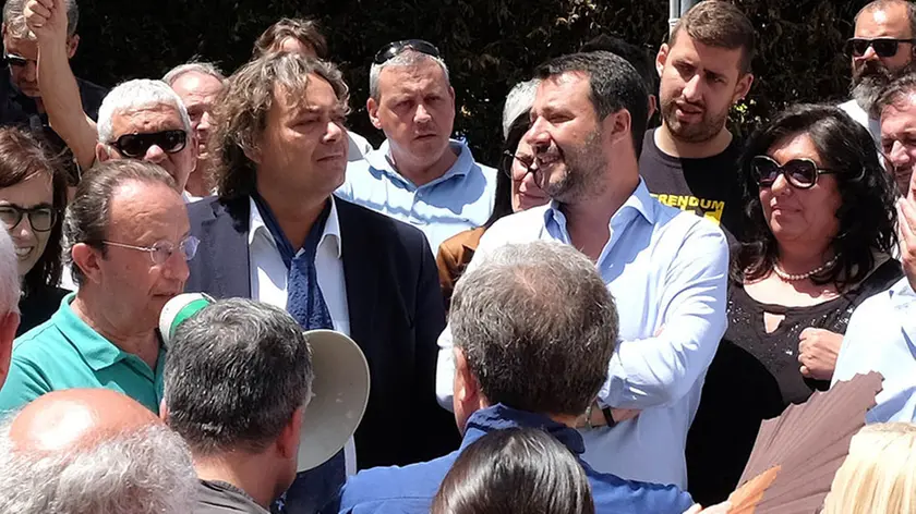 BASCHIERI-FOTOPIRAN-ABANO TERME-SALVINI PER BOCCARDO SINDACO