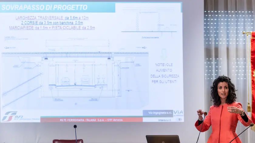 Monselice (PD), 5 gennaio 2019. Presentazione rifacimento sottopasso ferroviario di via Valli. Nella foto: