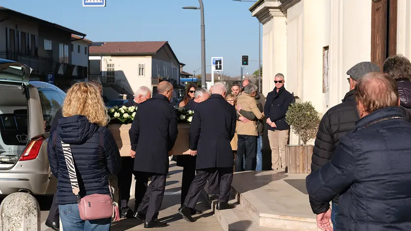 Il funerale di Loris Zago (foto Piran)