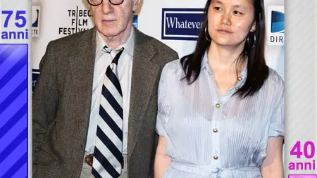 Woody Allen e la moglie che ha 35 anni di meno