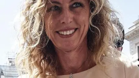 Il ministro degli Affari Regionali Erika Stefani al termine del vertice sulle autonomie a Palazzo Chigi, Roma, 11 luglio 2019. ANSA/GIUSEPPE LAMI..