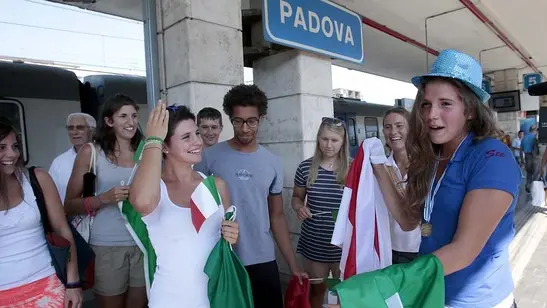 BARON - ARRIVO IN STAZIONE DI STEFANIA GOBBI MEDAGLIA D'ORO