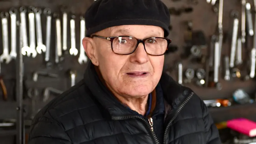 Antonio Tessari, lavora da 77 anni