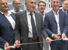 Flor tra Roberto Marcato e Luca Zaia a un’inaugurazione