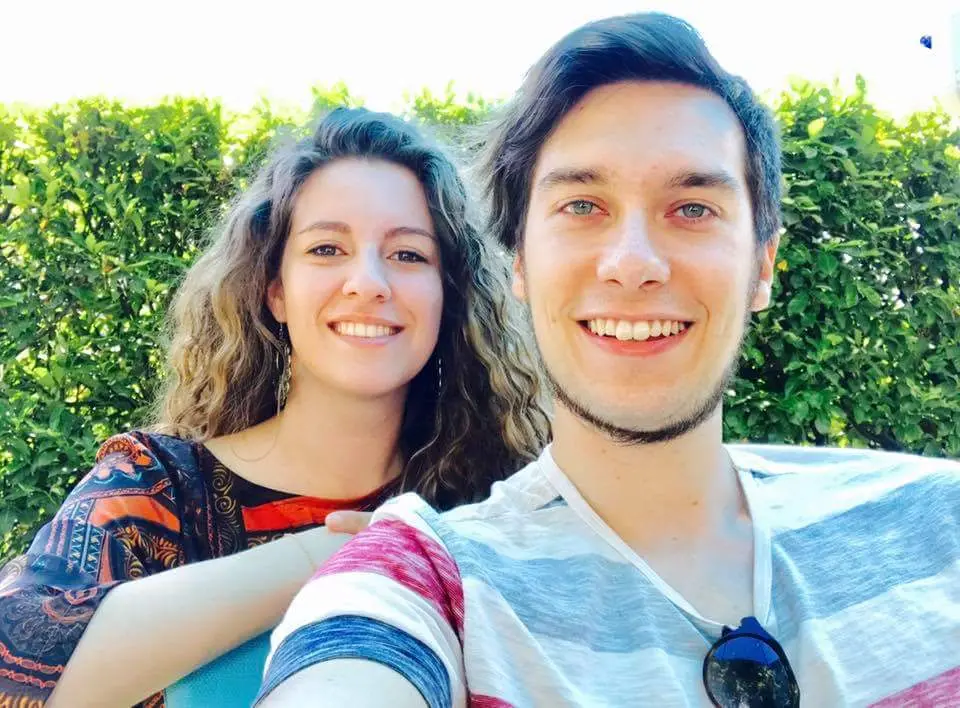Luca con la sua ragazza Marta
