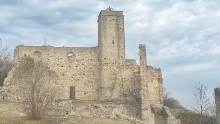 Una panoramica dei ruderi dell'ex monastero