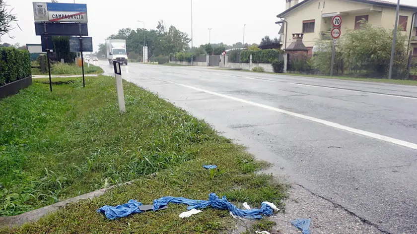 Il luogo dell'incidente (foto Agenzia Piran)