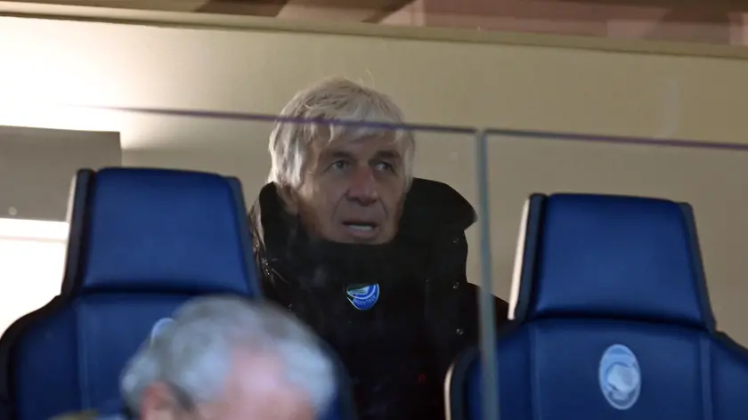 Atalanta's coach Gian Piero Gasperini during the Italian Serie A soccer match Atalanta BC vs AC Milan at the Gewiss Stadium in Bergamo, Italy, 6 December 2024. ANSA/MICHELE MARAVIGLIA