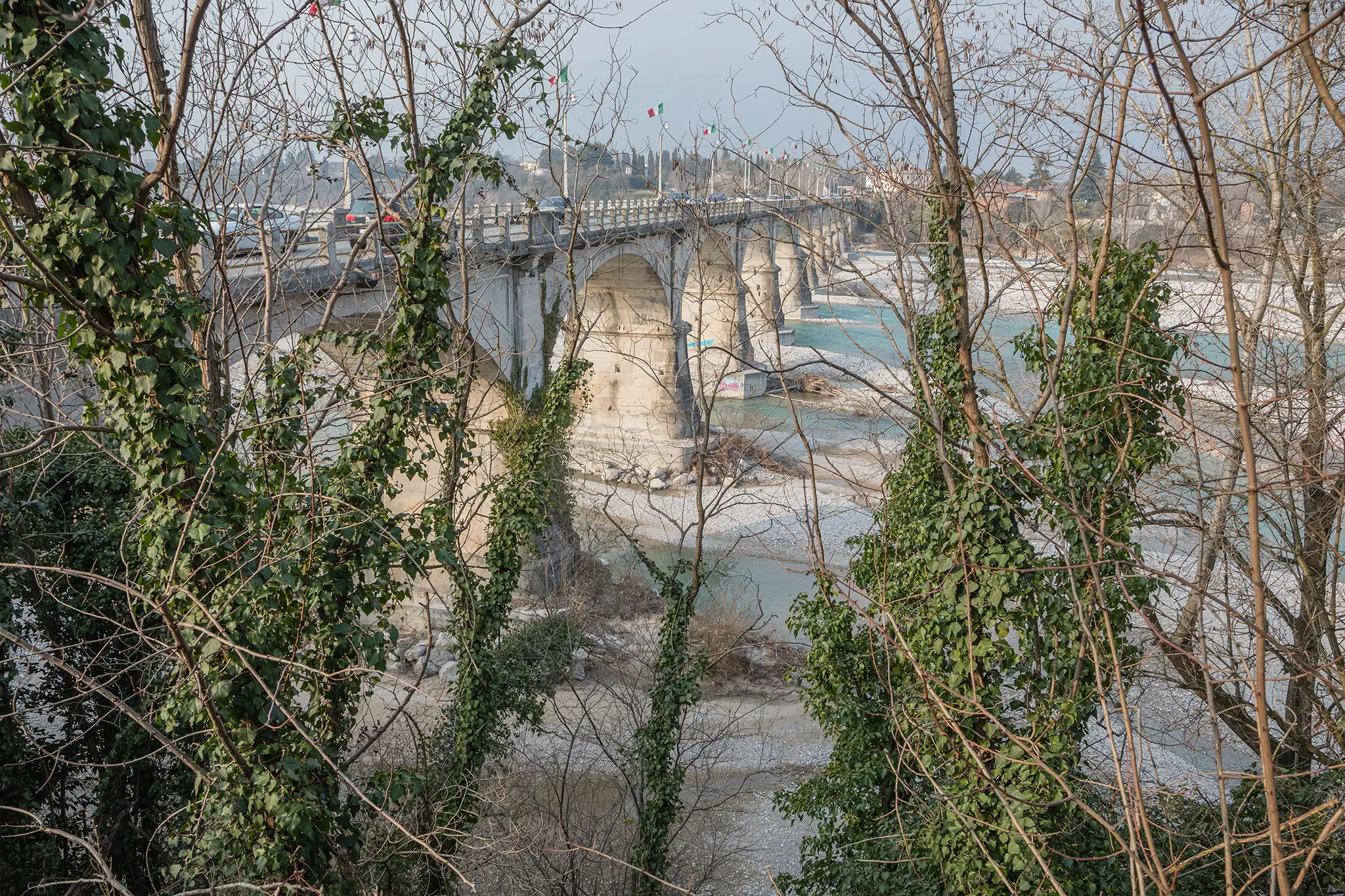 Il ponte sul Piave a Vidor (foto Maccagnan)