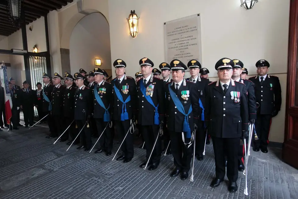 BELLOTTO - AGENZIA BIANCHI - PADOVA - CERIMONIA 202 ANNI ARMA CARABINIERI IN PRATO DELLA VALLE.