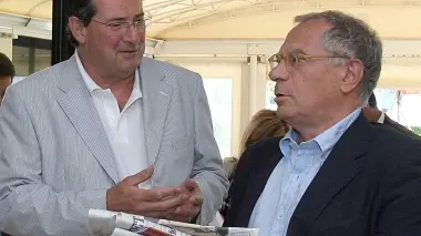 L’ex governatore Giancarlo Galan e il suo portavoce Franco Miracco