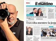 Il fotografo Nicola Bianchi che scatterà le foto ai partecipanti e la pagina digitale del Mattino di Padova