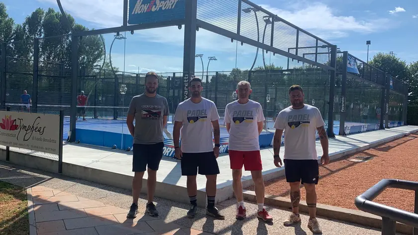 I gestori del Park Tennis di Abano Terme, impianto che ora si è votato anche al padel