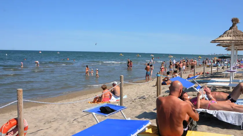 La spiaggia di Sottomarina