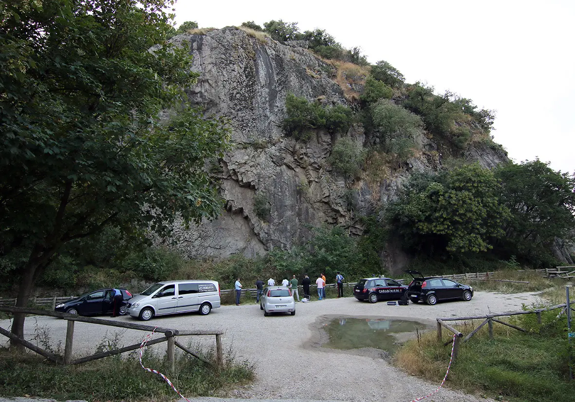 POLETTO - FOTO PIRAN - TEOLO - RITROVAMENTO CADAVERE CASTELNUOVO