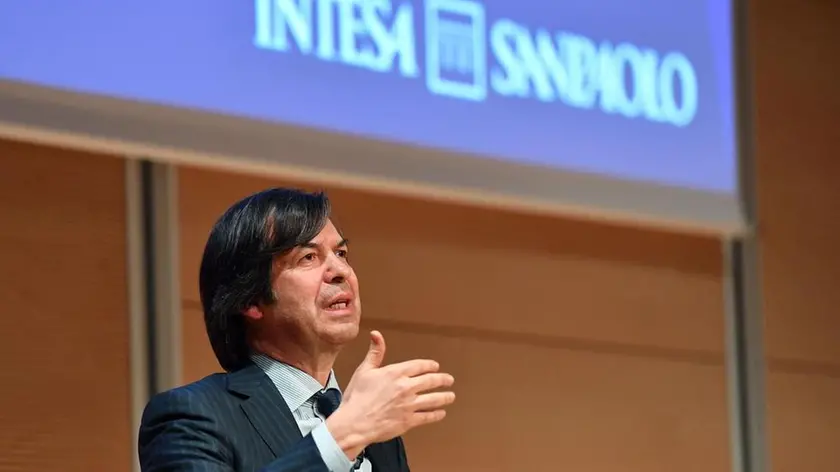 Il ceo di Intesa Sanpaolo, Carlo Messina, in una recente immagine d'archivio. ANSA/ALESSANDRO DI MARCO