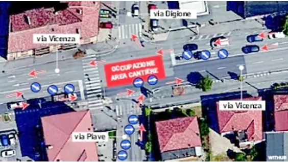 A Padova tornano i cantieri del tram in via Vicenza