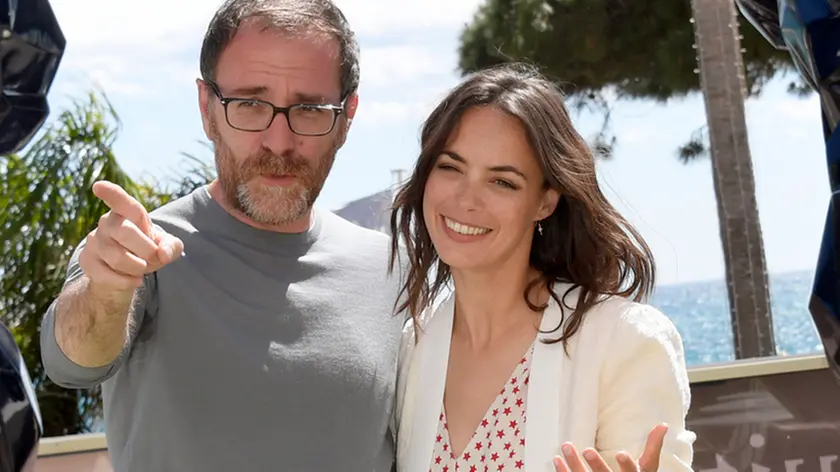 12/05/2016 Cannes. 48 edizione di 'Quinzaine des realisateurs', una selezione parallela a quella ufficiale del Festival. Photocall del film Fai bei sogni. Nella foto Valerio Mastandrea, Berenice Bejo