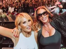 Jo Squillo e Sabrina Salerno sabato sera a Villa Bassi