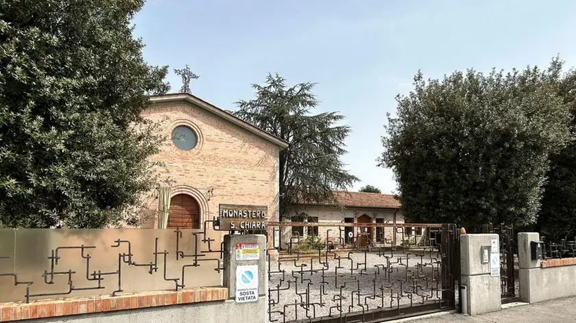 La sede del monastero di Santa Chiara a Mezzavia di Montegrotto
