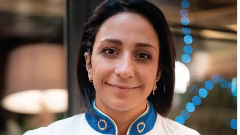 Maria Falcone, pizzaiola nel locale Chez Maxim in via Montà a Padova