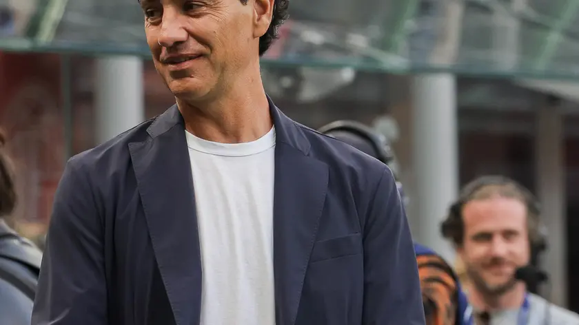 Ex AC Milan player Alessandro Nesta before the UEFA Champions League semi-final first leg match between AC Milan and FC Inter Milan at Giuseppe Meazza Stadium in Milan, Italy, 10 May 2023. ANSA / ROBERTO BREGANI
