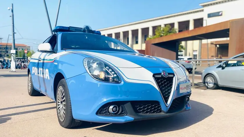 Una volante dlela polizia di Padova