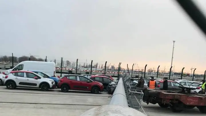 L'incidente di Fusina (foto di Venessia.com)