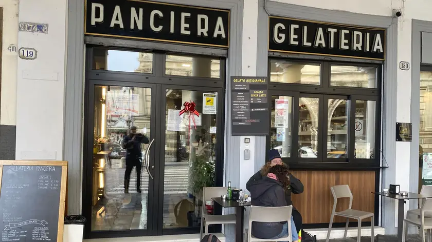 La storica gelateria Panciera a Padova, in corso Umberto I, a due passi da Prato della Valle