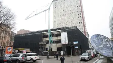 LARGO EUROPA Il nuovo edifico ex Banca di Roma