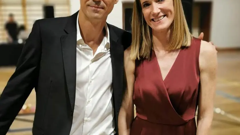 Manuela Levorato con Andrea Longo