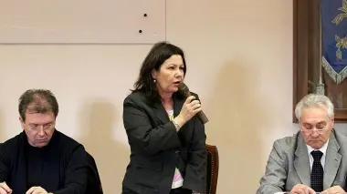 Da sinistra: i sindaci Trevisan, Peron e Dal Negro (Anci Veneto)