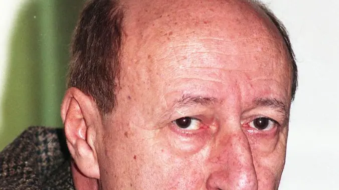 Gigi Vesigna (D) a Milano il 15 marzo 1995. ANSA\OLDPIX