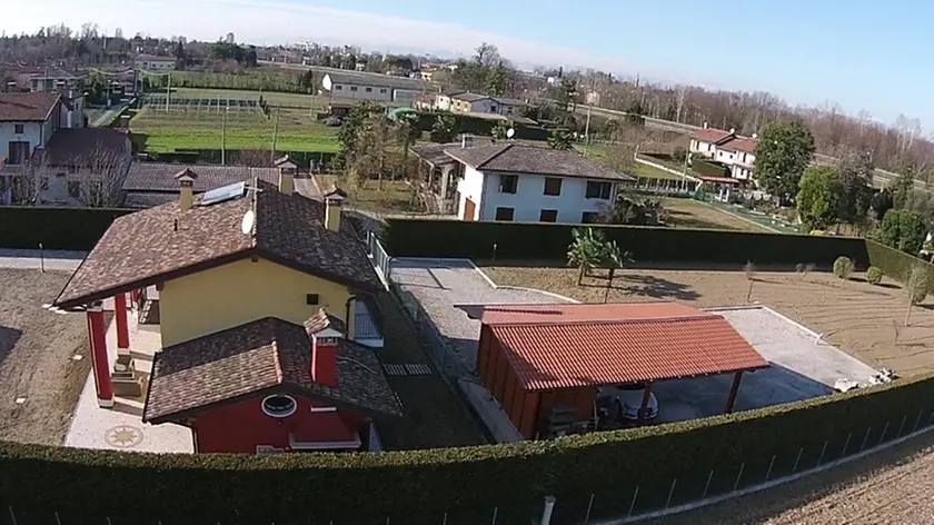 La villa di Freddy Sorgato a Noventa Padovana