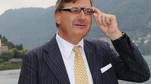 Il fondatore di Geox, Mario Moretti Polegato, oggi a Cernobbio in occasione della seconda giornata del Forum Ambrosetti, 3 settembre 2011. ANSA/DANIEL DAL ZENNARO