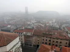 Il centro storico di Padova avvolto da una cappa di smog: l'inquinamento è tra i parametri della classifica