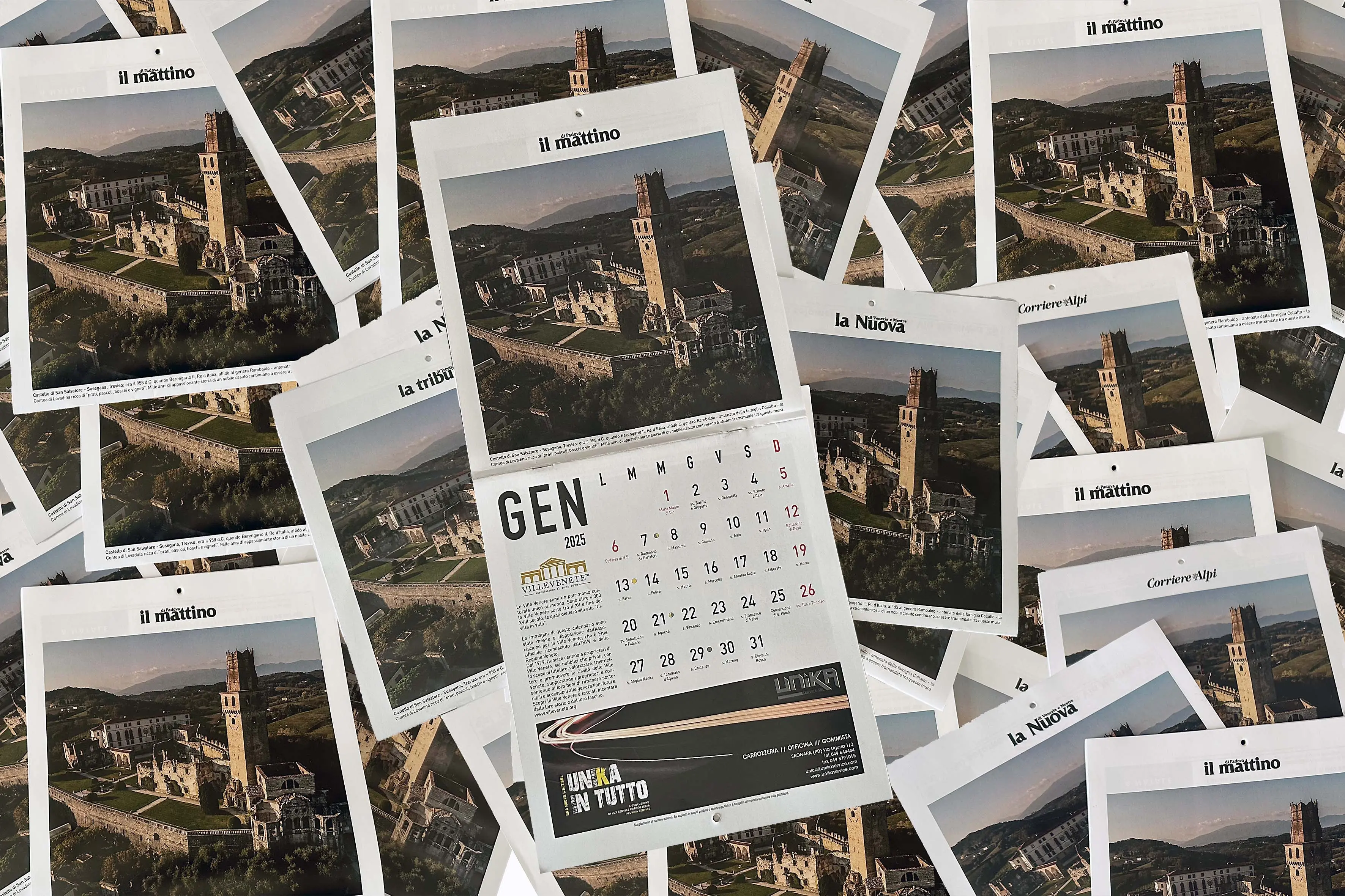 Il calendario del Mattino di Padova