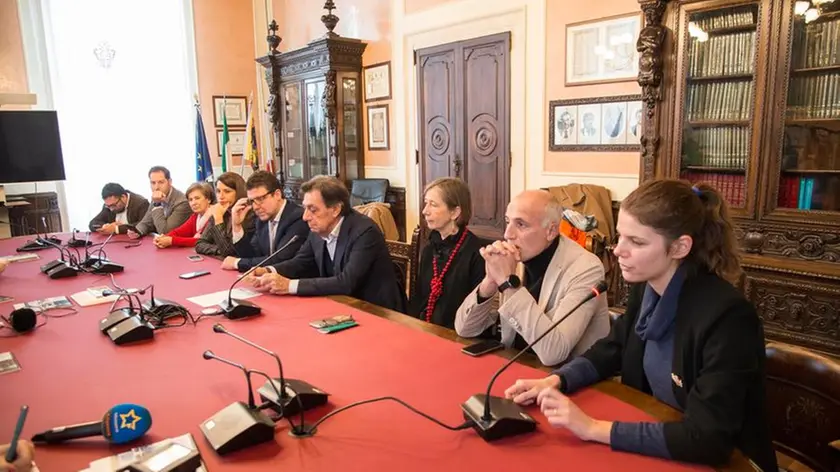 La conferenza stampa di fine anno della giunta Giordani