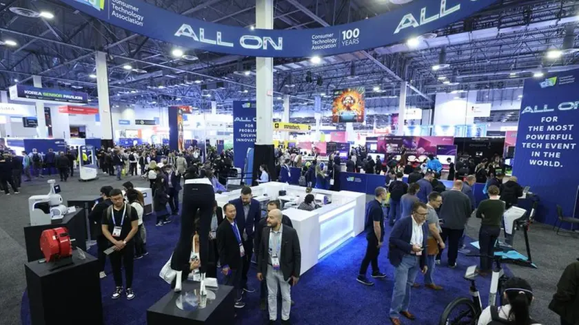 Un'immagine della fiera Ces a Las Vegas